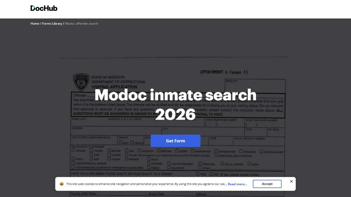 Modoc offender search: Fill out & sign online | DocHub